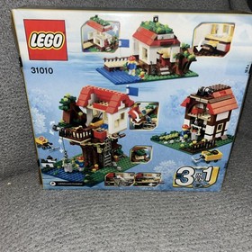 Lego Creator 3-in-1 Treehouse Lakeside Hut Farmyard Barn 31010 Retired 2013