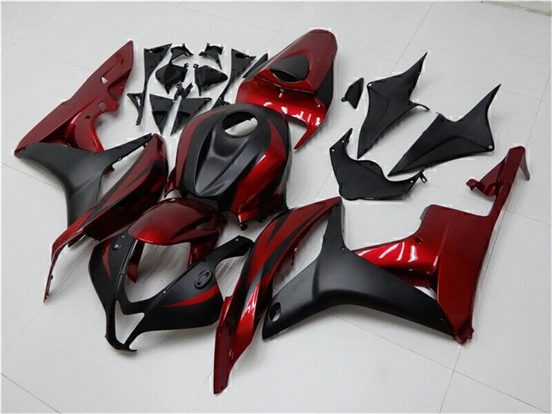 Carenado FKA negro rojo apto para carenados de inyección Honda CBR 600RR 2007 2008 Foto 2 de 4