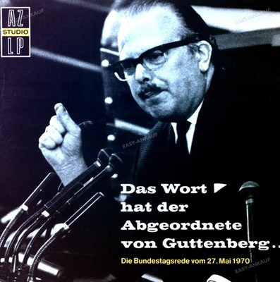 Freiherr von und zu Guttenberg - Das Wort hat der .... GER LP 1970 '*