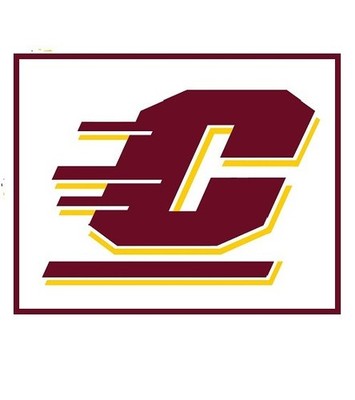 C152 Central Michigan Chippewas College Football Team Logo Refrigerator Magnet