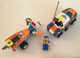 LEGO CITY | 7737 | COAST GUARD 4WD & JET SCOOTER Complete | Excellent Condition 