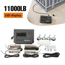 Load Cell Scale Kit Platform Livestock Cattle Floor Truck Scale w/ 4 Load Cells