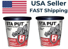 2 Pack - Oatey Hercules Sta Put Plumber's White Plastic Putty 14 oz.