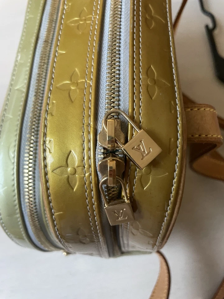 LOUIS VUITTON Monogram Vernis Marley Backpack Salmon Orange Pink Authentic As Is - Image 4 of 4