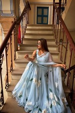 Ready-to-Wear Designer Saree for Adults Bollywood Party and Indian Pakistani Wed