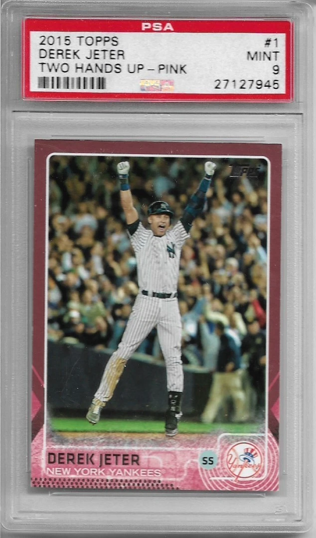 Topps2013 ジーター 3Dカード 美品 Derek Jeter Baseball Serial Numbered Sports Trading Cards