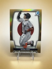 2023 Bowman Chrome Shugo Maki Gold WBC Flag Refractor /50 #WBC-48