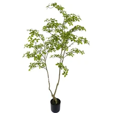 Artificial Gardenia Tree,6ft（1pack） Tall Fake Plants Artificial Mahonia fortu...