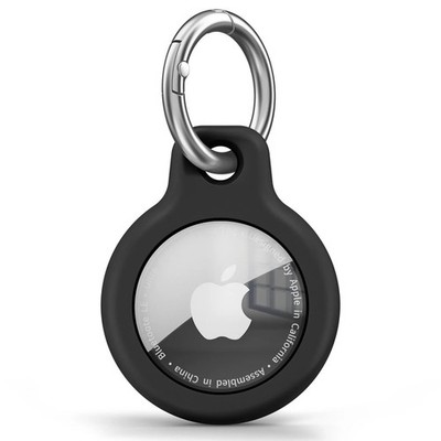 Upgrade Waterproof AirTag Holder Keychain Case Hard Shell for Keys, Bags, Luggag