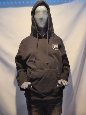 Alive And Free Motorcycle Co Black Fleece Hoodie Skull Graphic Pullover Men S
