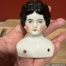 Antique Porcelain China Doll Head