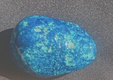 SHATTUCKITE CHRYSOCOLLA TUMBLED POLISHED NUGGET 18.1 GRAMS NAMIBIA AFRICA