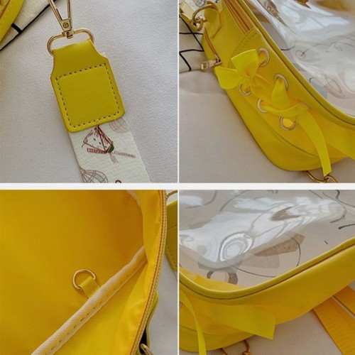 PVC,PU Shoulder Bag Transparent Crossbody Bag Practical Jelly Bag - Picture 3 of 19