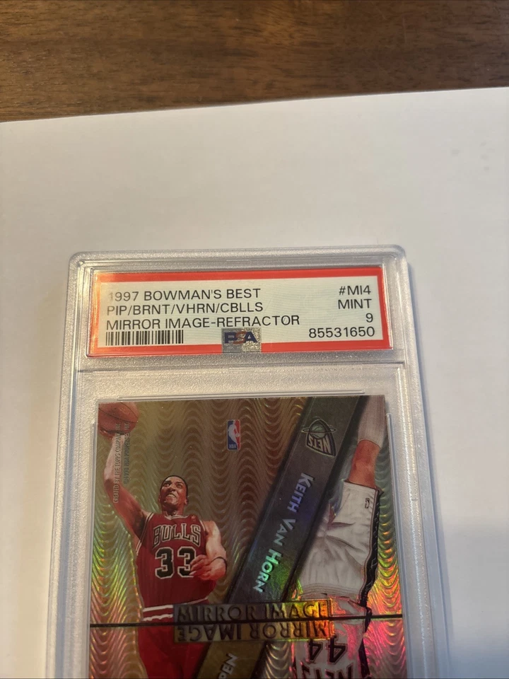 Bowman'S Best Mirror Image 1997 #MI4 Pip/Brnt/Vhrn/Cblls Mirror Image (PSA 9) Foto 2 de 4