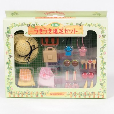 NEU UND VERPACKT Epoch Sylvanian Families Japanisch S-07 aufregende Exkursion Exkursion Set