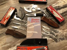 Gil Hibben Original Knife Axe Throwing Collection In Boxes W. Guide 1st Editions