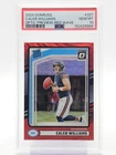 CALEB WILLIAMS 2024 DONRUSS OPTIC RED WAVE ROOKIE #327 BEARS PSA 10 Q2167