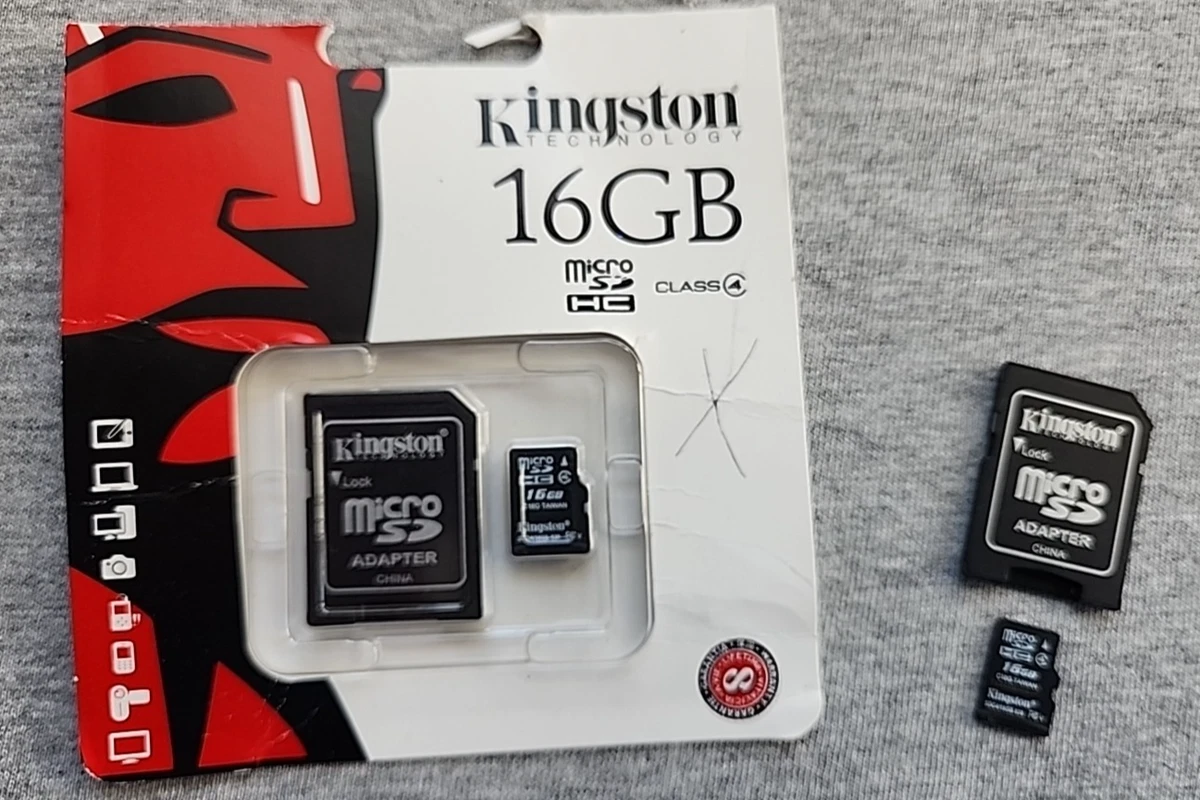Kingston 16GB MicroSD Cell Phone Memory Cards for sale | eBay