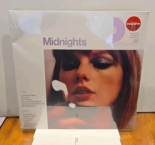 Taylor Swift - MIDNIGHTS Marbled Lavender Vinyl LP Target Exclusive NEW SEALED