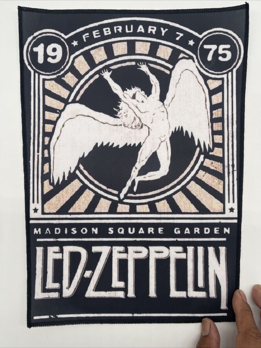 Led Zeppelin Band Large Back Patch: Digital Print, Sew On Led Zeppelin Band Large Back Patch: Digital Print, Sew On