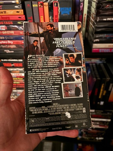 Combiné Leathal Weapon 1, 2 et 4 VHS Mel Gibson Danny Glover - Photo 7/7