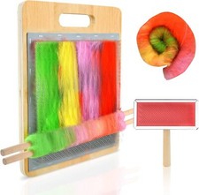 Wool Blending Board Carding Brush Set 1 Pieces Blending Board With 1 Pieces Wool