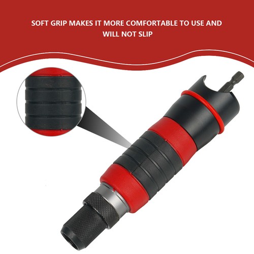 Rivet Nut Electric Gun Cordless Drill Pop Adapter Riveting Riveter Insert Tool - Picture 8 of 13