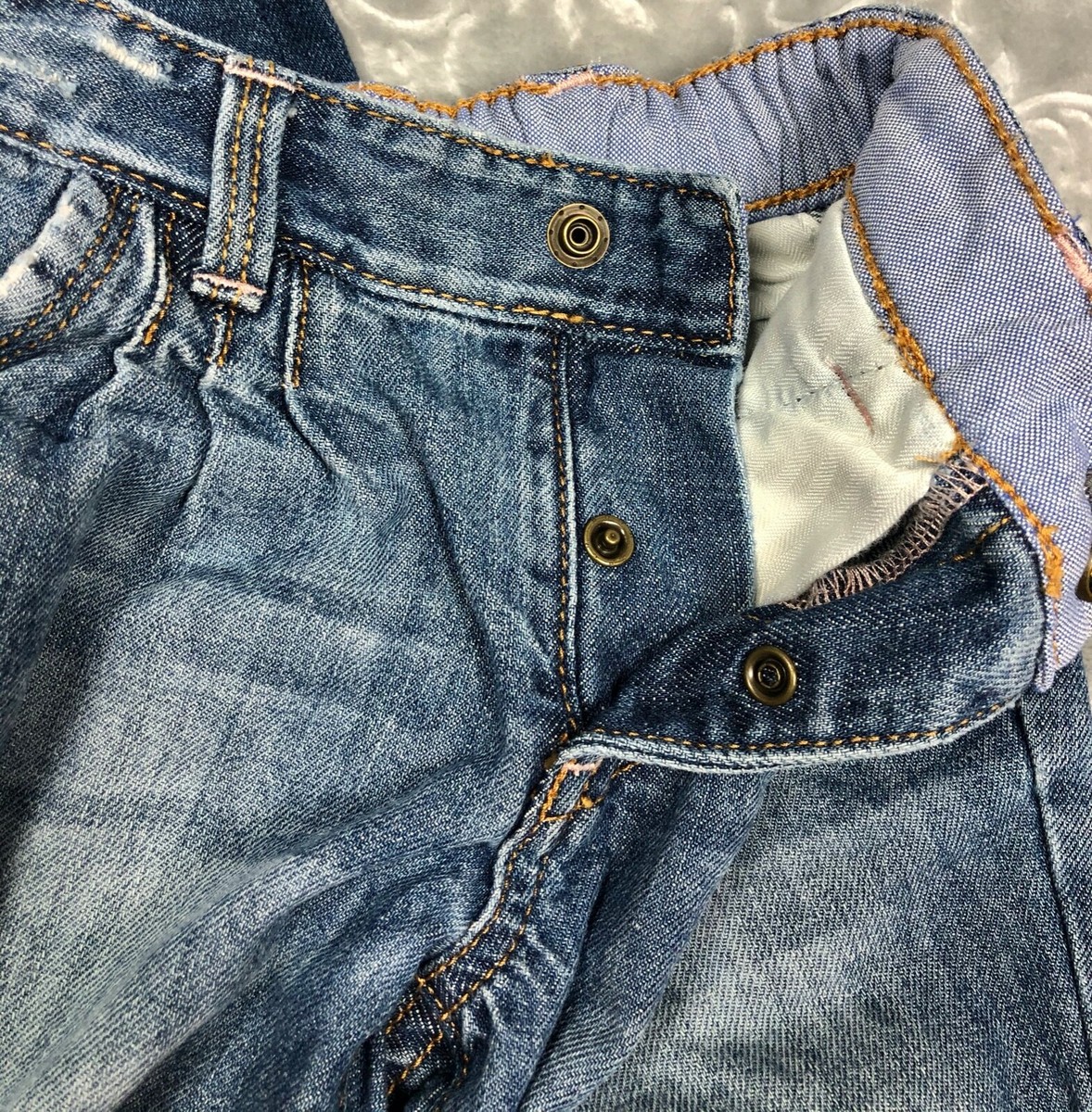 Baby Gap Jeans + Seven 7 Jeans Baby Girls 6-12M Lot of 2