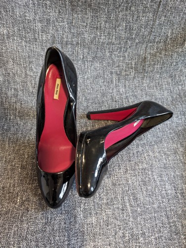 Miu Miu Black Patent Leather Heels (Size 38) - Picture 3 of 6