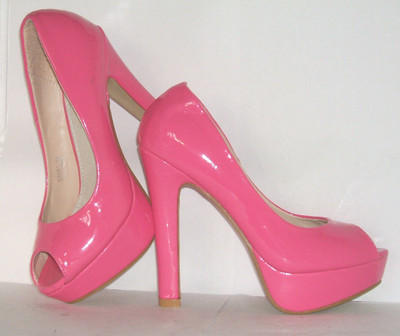 fushia pink heels