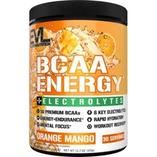 EVL BCAA Energy+Electrolytes Energy Boost Amino Acid Pwd, Orange Mango BB 12/25