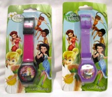 Set of Disney Tinkerbell Fairies LCD Watch Wristwatch LCD Digital Watches-New