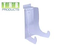 6" Acrylic Plate / Dish / Bowl / Art Easel Display Stand for Slatwall (27222A)