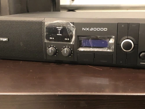 Behringer NX3000D 3000W Amplifier / DSP New Open Box & Gator 6U Case & 2U Drawer