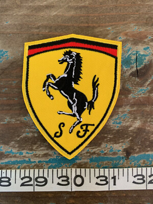FERRARI SHIELD STYLE RICING PATCH F40 F50 F1 ENZO FF LaFERRARI GTB CALIFORNIA GT