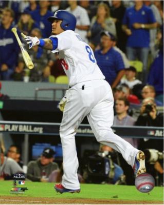Manny Machado LA Los Angeles Dodgers Home Run G2 2018 NLDS