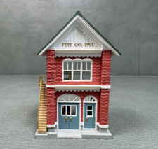 Hallmark 1991 "Fire Station" Christmas Tree Ornament