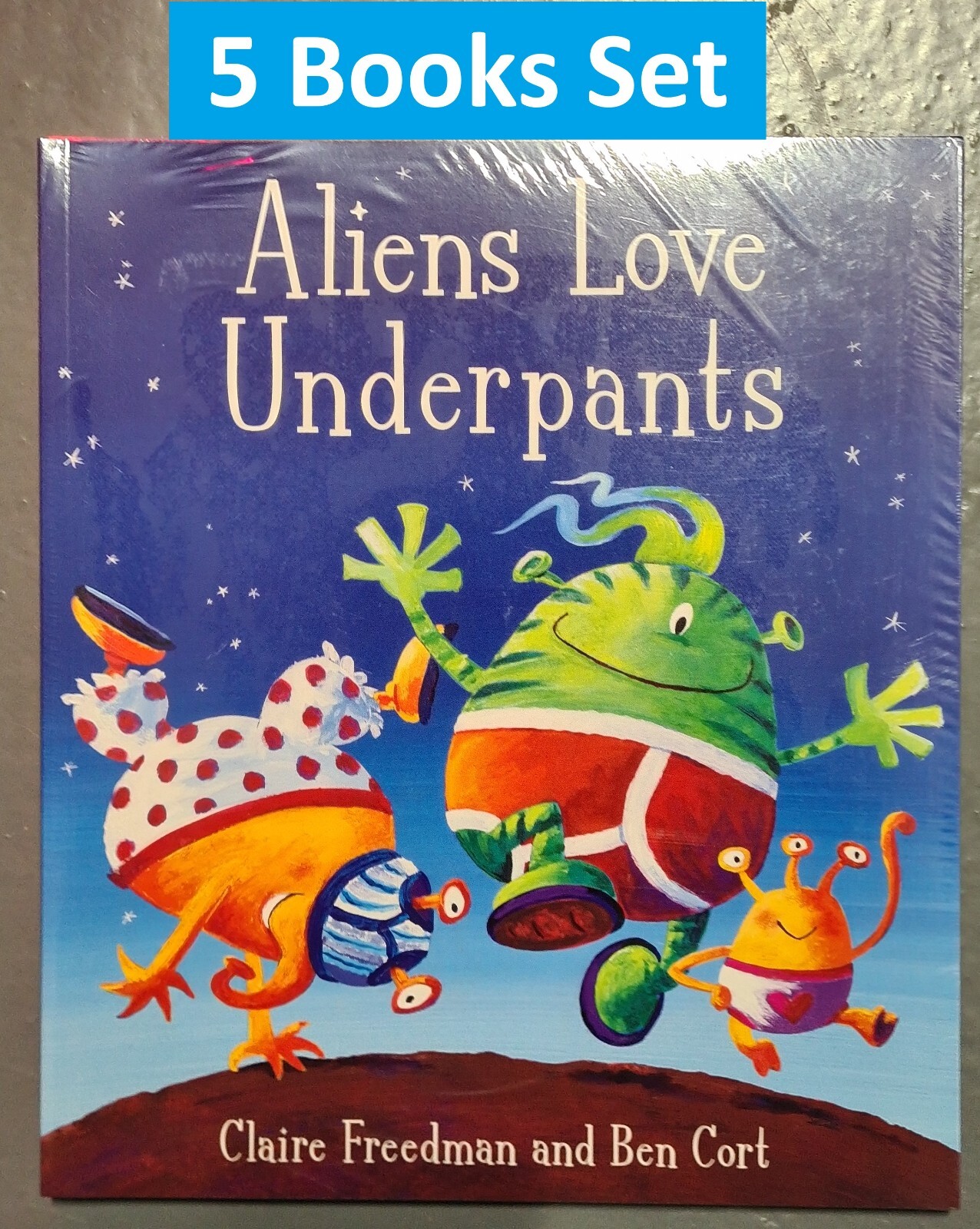 Dinopants & Underpants By Claire Freedman & Ben Cort -5 Paperback Book Set - NEW
