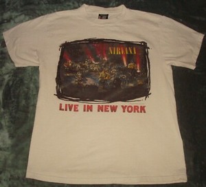 nirvana live in new york shirt