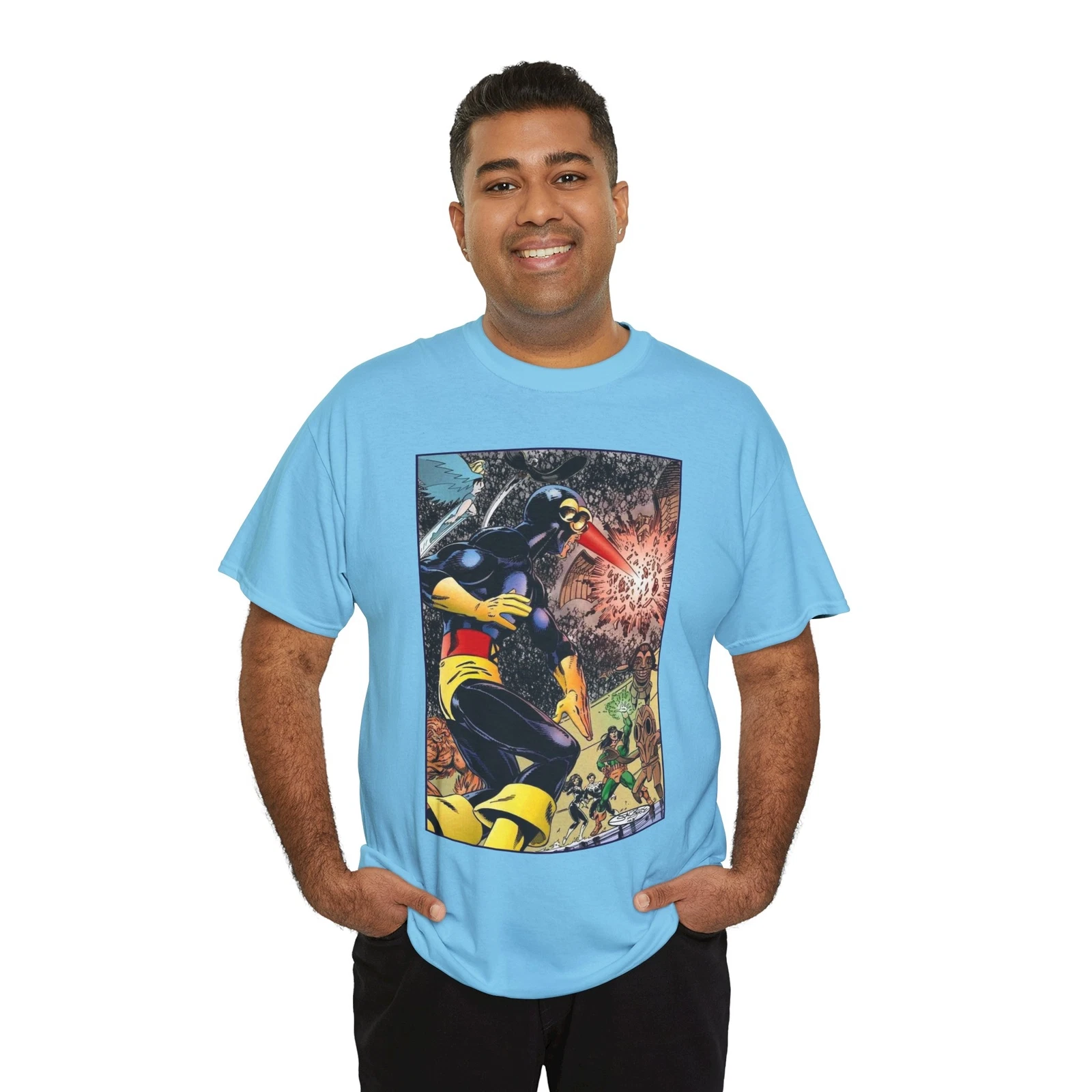 Alpha Flight Vs Cyclops T-Shirt - Marvel Comics - John Byrne Art - Snowbird