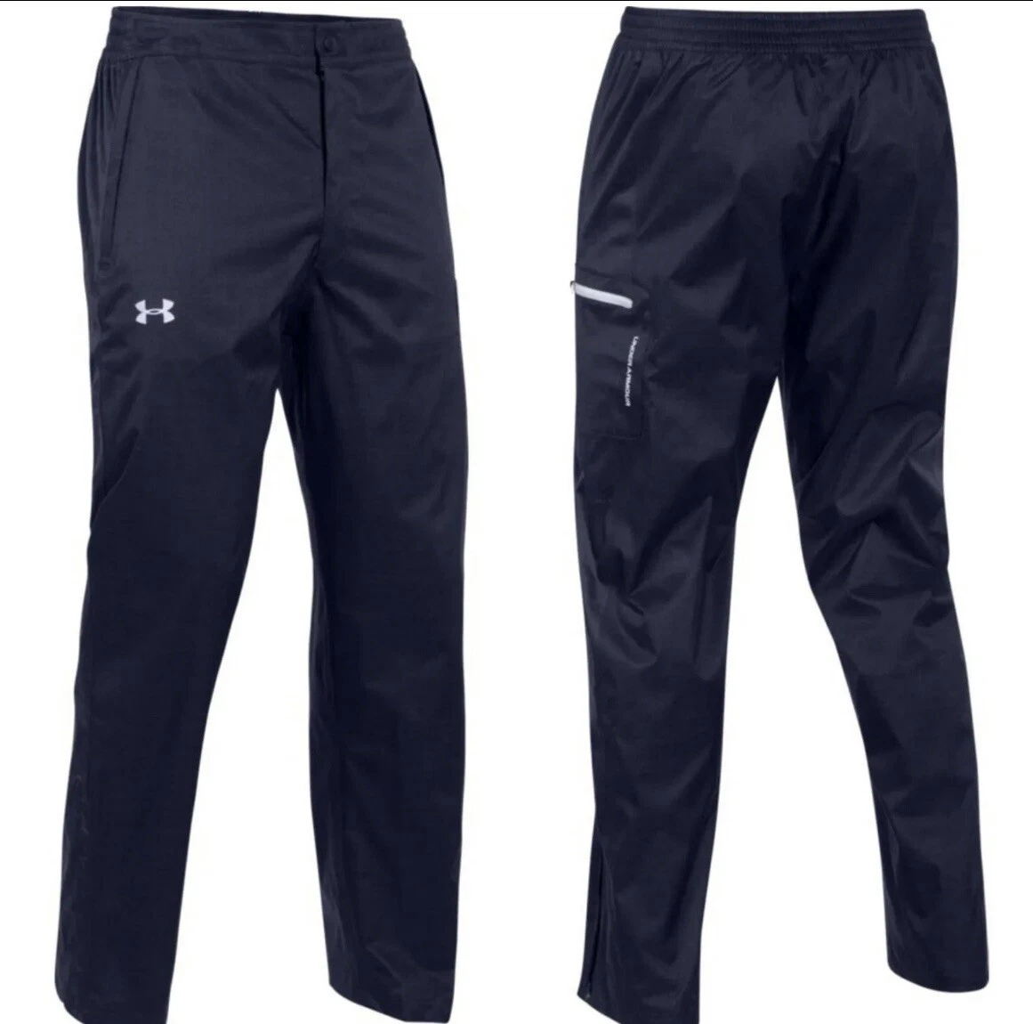 UNDER ARMOUR Men's UA Storm Team Rain/Snow Pants Navy Size XL New With Tags