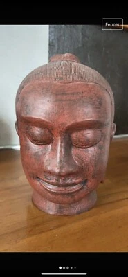 tete de bouddha Ancienne - Photo 1/4