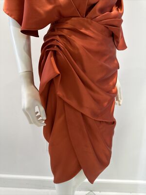 strapless open back dress Pink and Orange Romantic Tutu