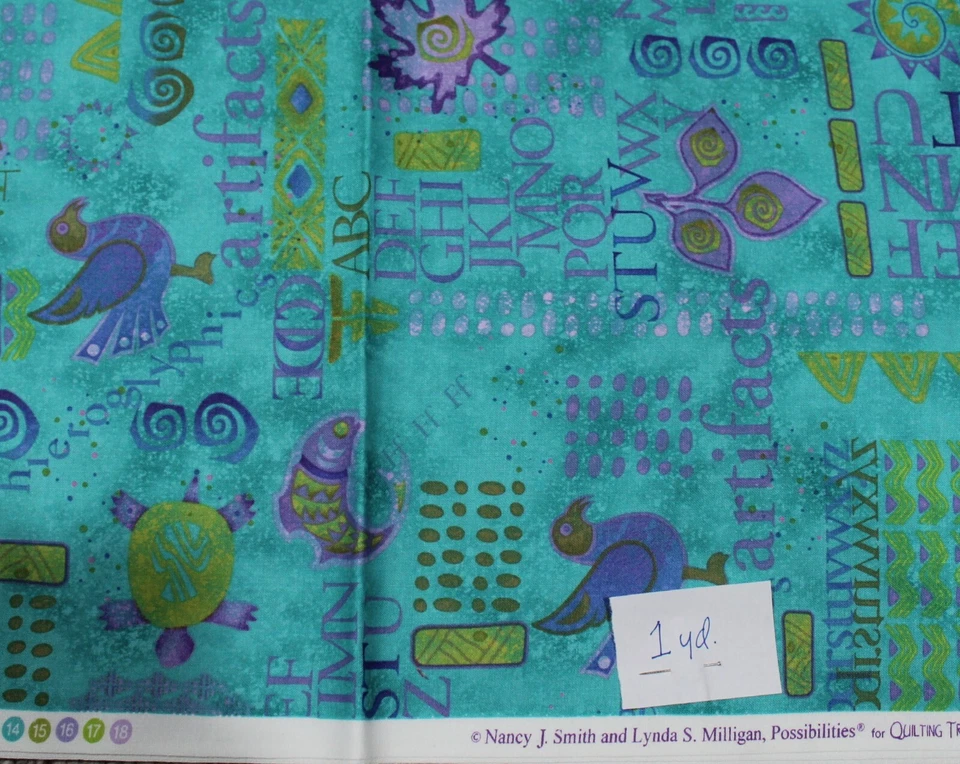 Possibilities for Quilting Treasures  1 Yard Cotton Fabric - Image 2 of 2