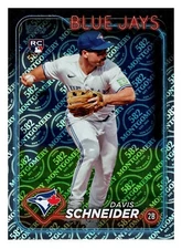 #189 Davis Schneider Toronto Blue Jays RC 2024 Topps 582 Montgomery Club Foil
