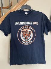 2016 Detroit Tigers Opening Day T Shirt Sz Medium M Delta Apparel Look Nice!