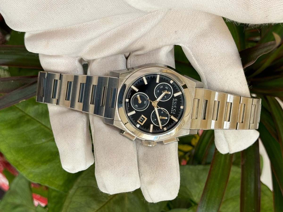 Gucci Pantheon Watch 115.4 Stainless Steel Chronograph Gucci Pantheon Watch 115.4 Stainless Steel Chronograph