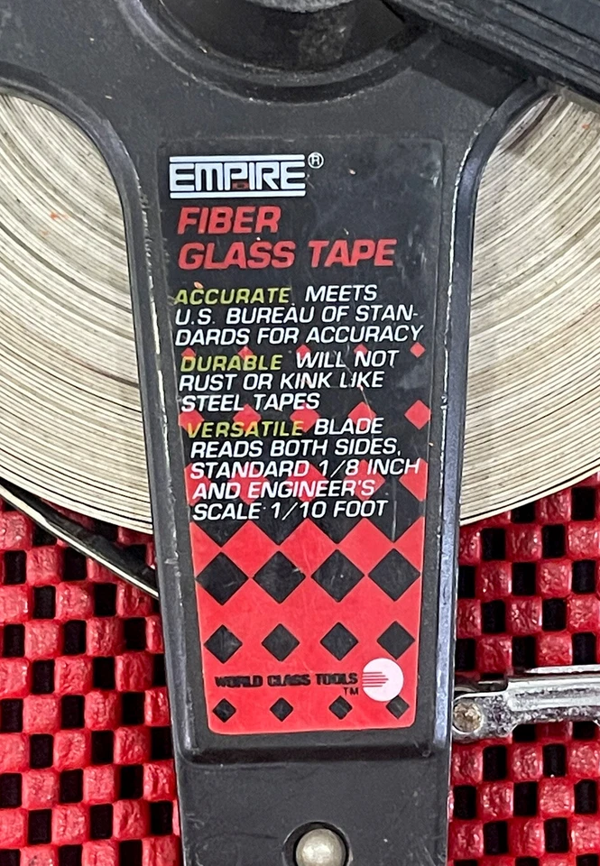 Empire Fiber Glass Measuring Tape 100 Feet Model 6799  N2 - Image 2 of 3