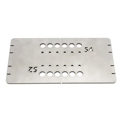 Guitar String Through Drilling Jig, Dual-spacing Luthier Template Design Tool US