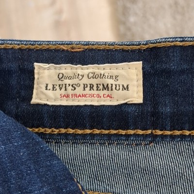Levi's Premium 725 High Rise Bootcut Damen Jeans Blau W30 L31